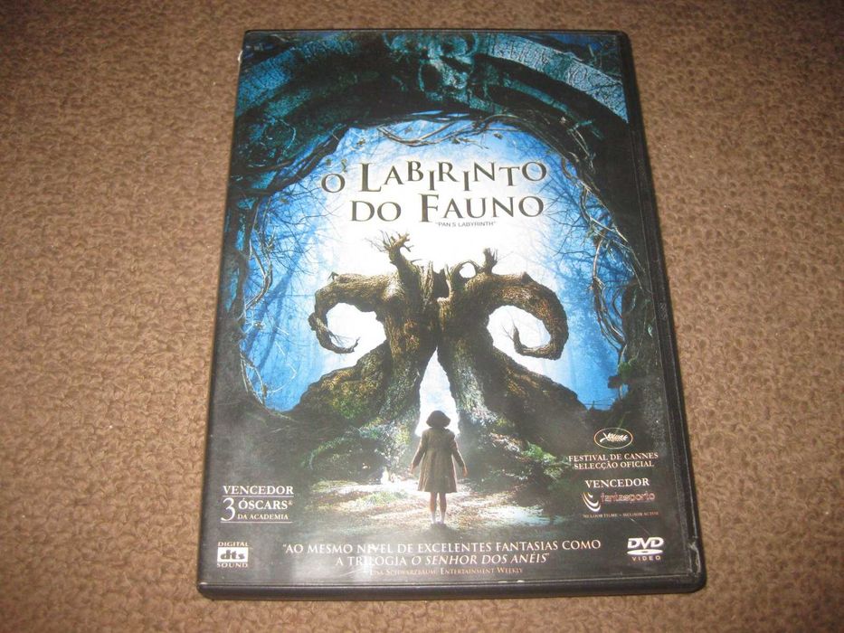 DVD "O Labirinto do Fauno" de Guillermo del Toro