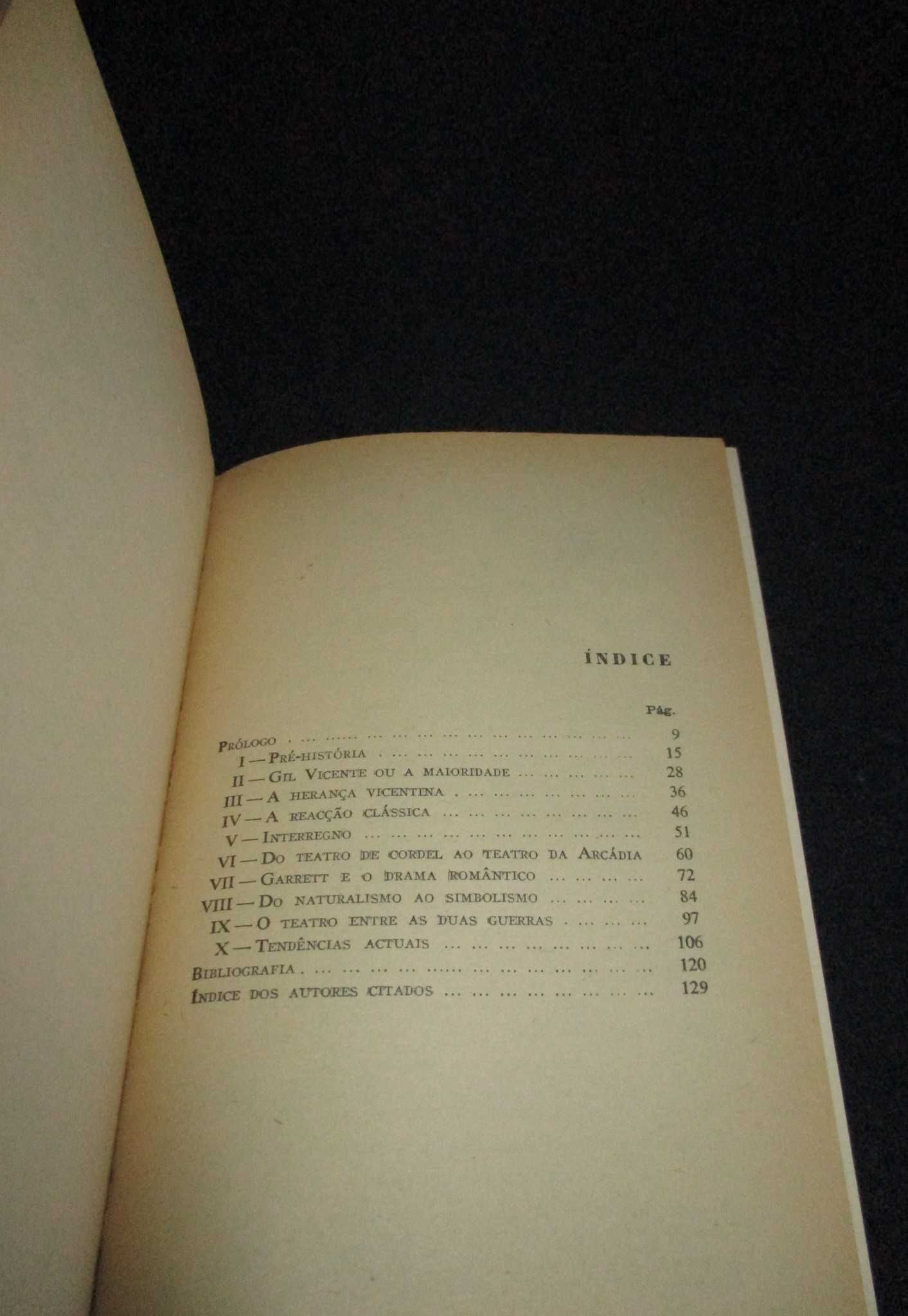 Livro História do Teatro Português Luiz Francisco Rebello