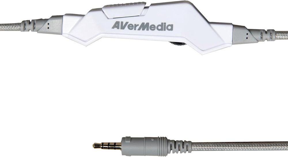 Стерео гарнітура AVerMedia SonicWave GH335 Навушники Input 3.5mm Білі