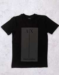 Чоловіча футболка Armani Exchange чорного кольору