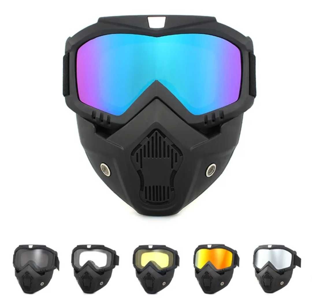 Maska gogle okulary cross quad motor airsoft enduro paintball