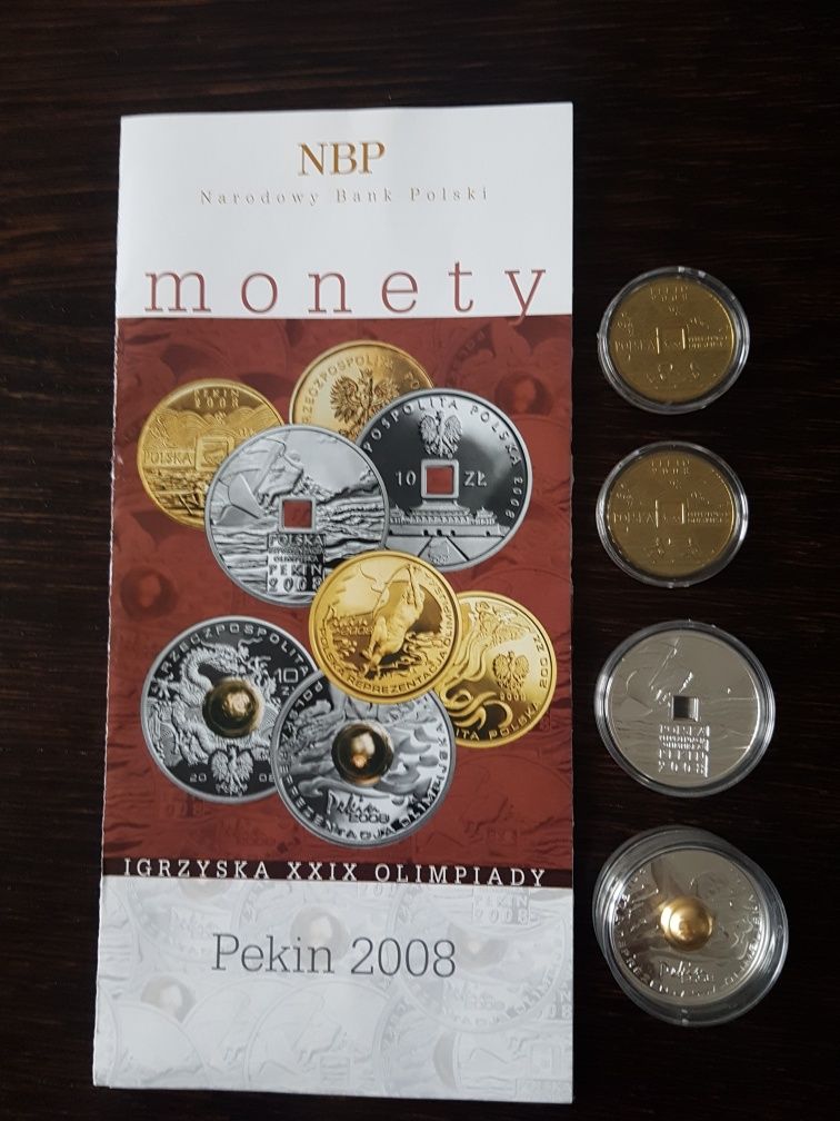 Monety Srebrne Pekin 2008 Mennica Polska