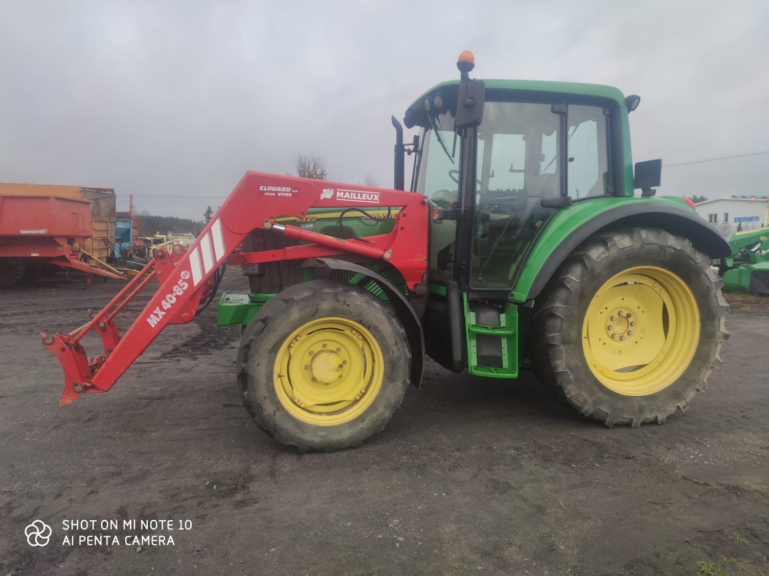 John Deere 6320 z turem Maillux , skrzynia biegów 40 km