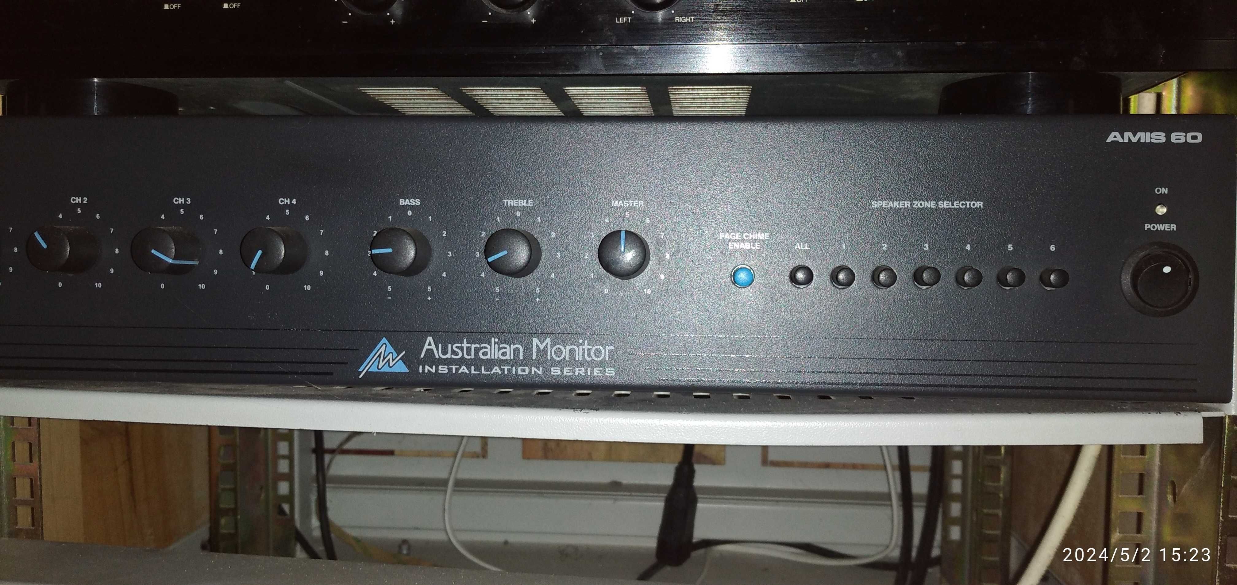 Mixer preamp controlador