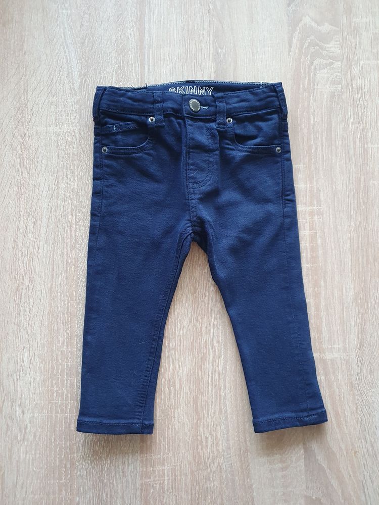 ZARA super jeansy chłopięce rurki skinny 80 cm!