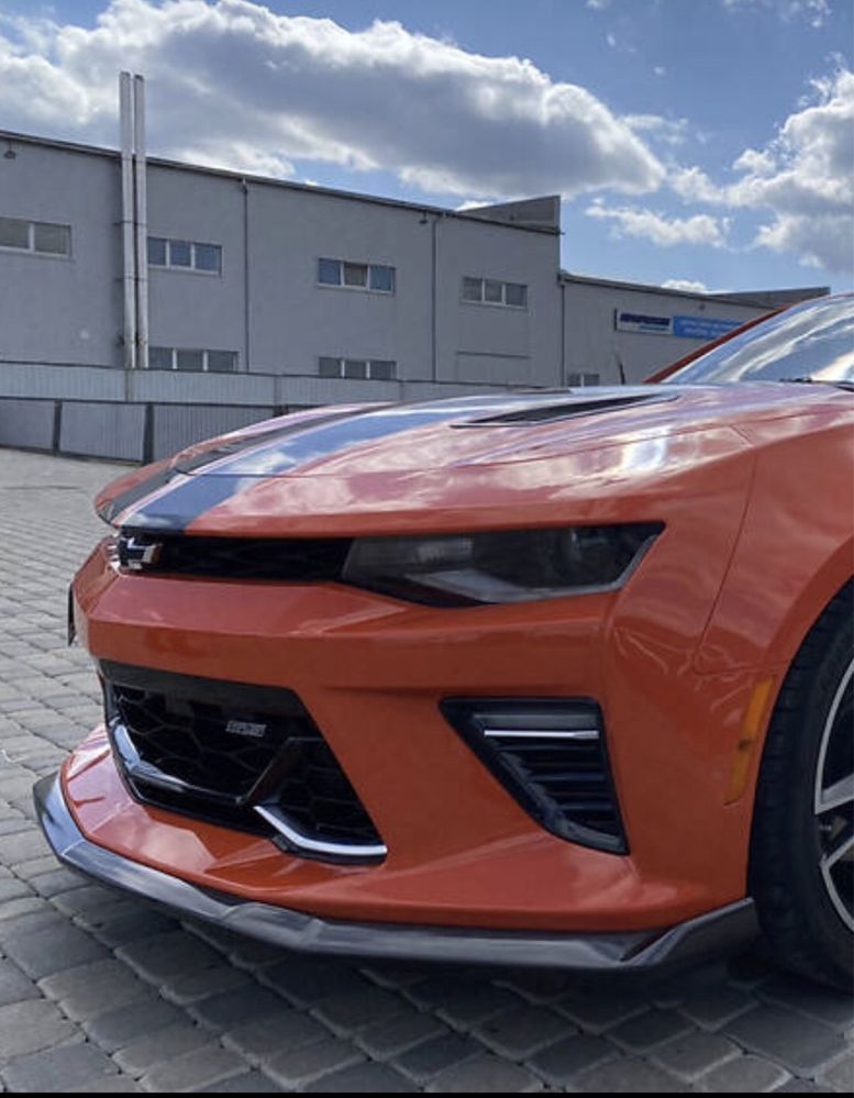 Губа передняя бампер Chevrolet Camaro zl1