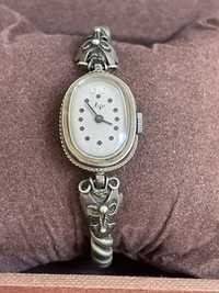 Łucz Stary Rosyjski Modernistyczny Damski Zegarek Mechaniczny z Prl