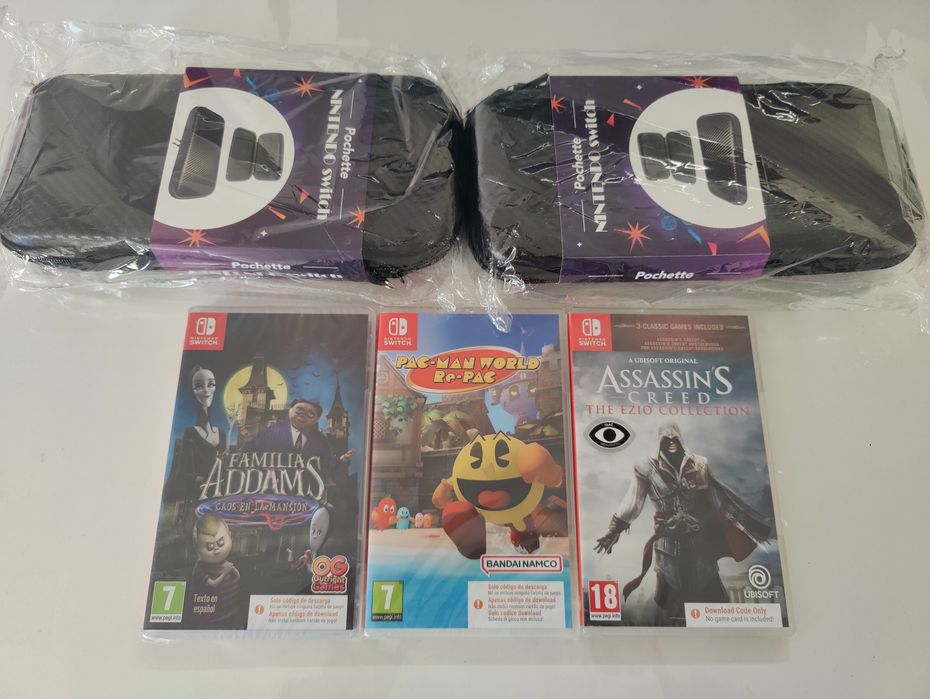 Bolsa para nintendo switch ( da para qualquer uma) capa silicone lite
