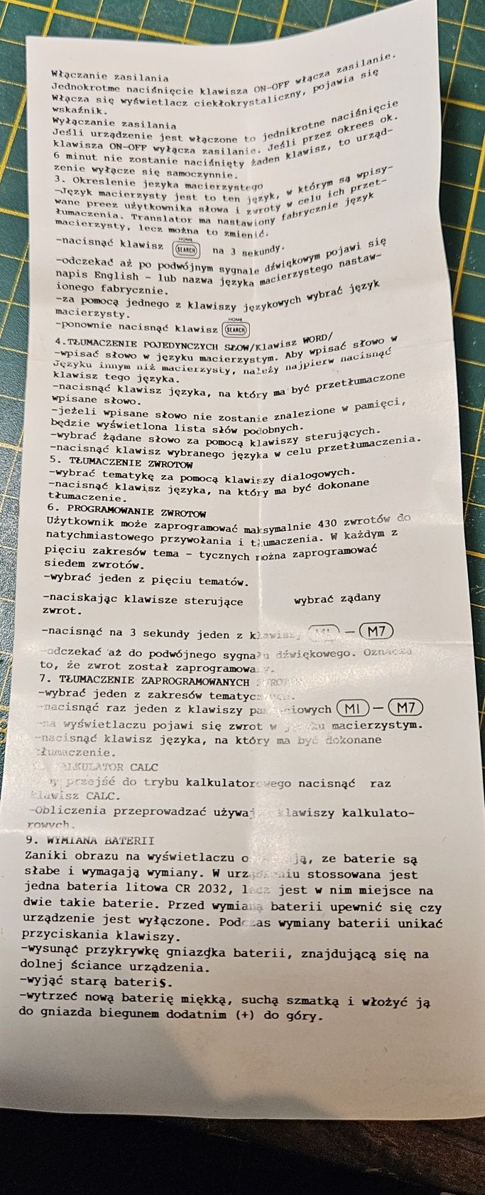 Tłumacz translator PRL sprawny kolekcjonerski
