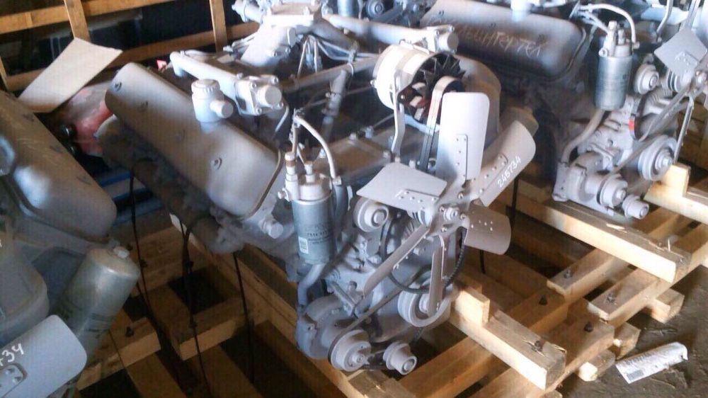 Двигатель ЯМЗ-238М2-53 (ХТЗ-17221-21) со сцеплением 182