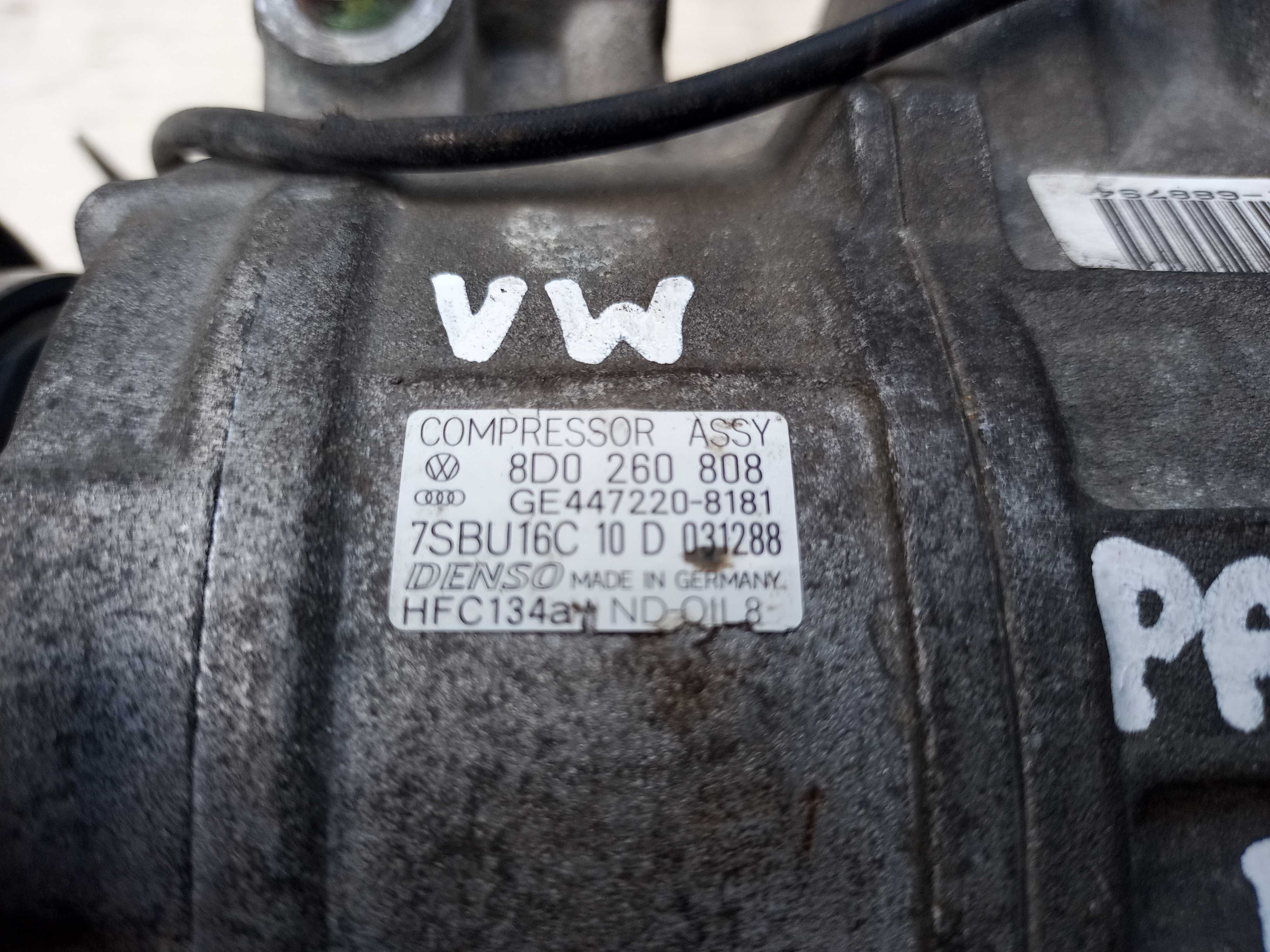 Sprężarka, kompresor klimatyzacji Volkswagen, Seat, Audi, Skoda.