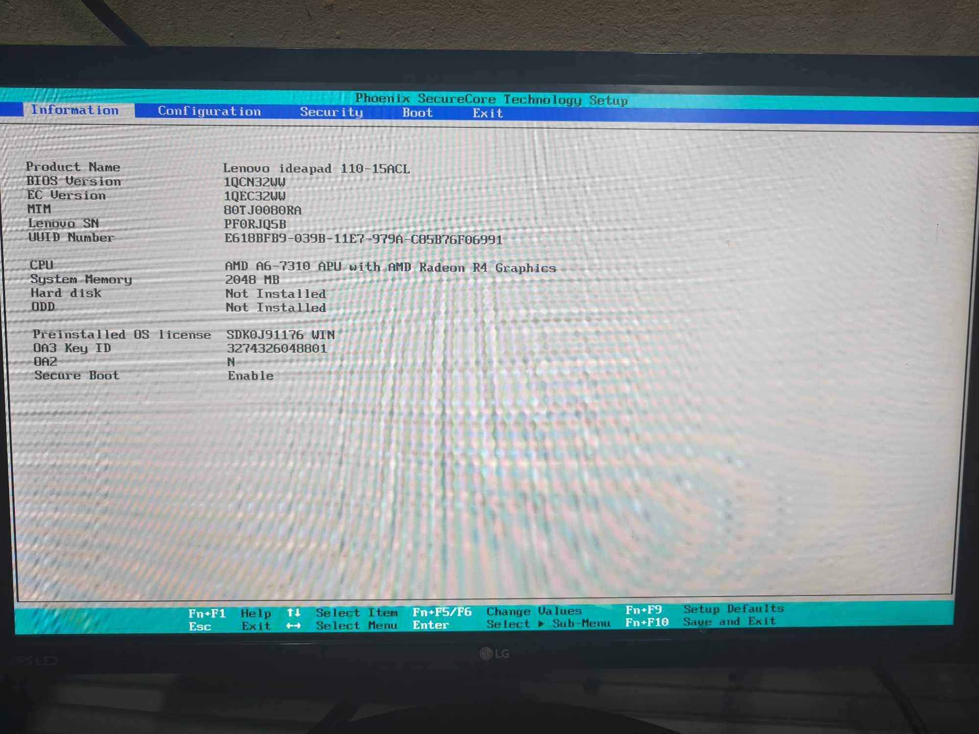 Материнська плата до ноутбука Lenovo ideapad 110-15ACL, NM-A841