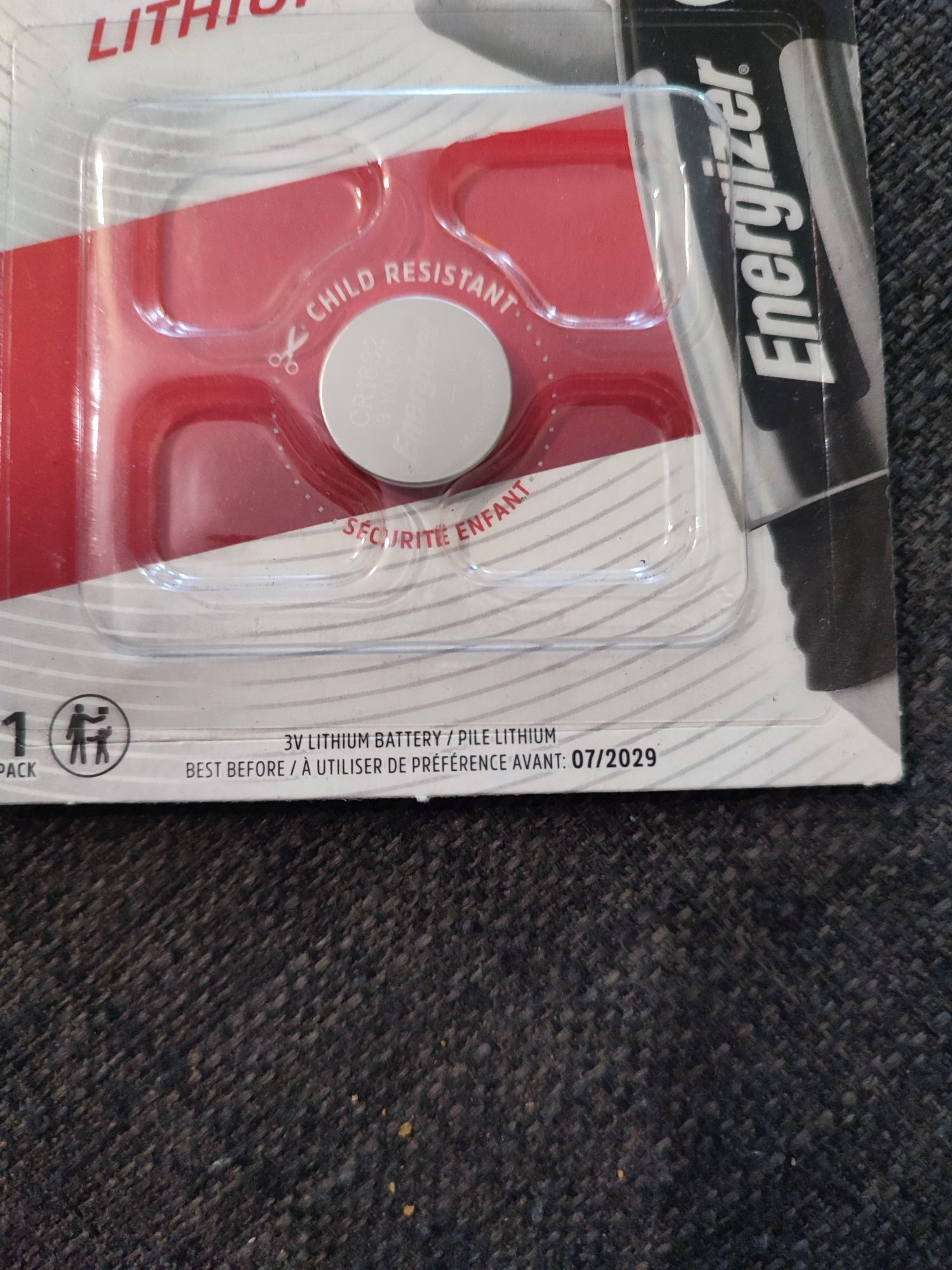 Bateria Energizer CR1632