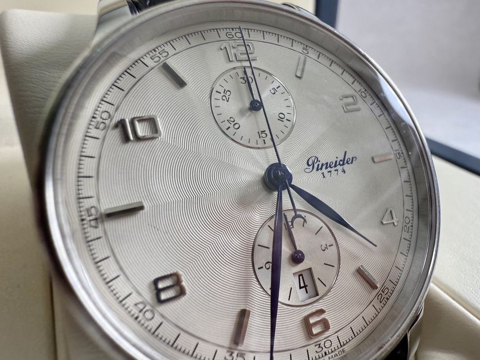Швейцарський годинник Pineider Chrono Manual Steel 5009