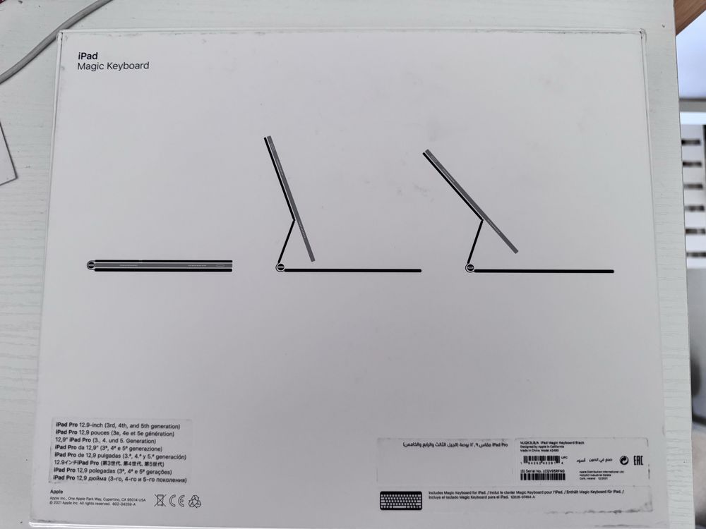 Teclado ipad 12.9”