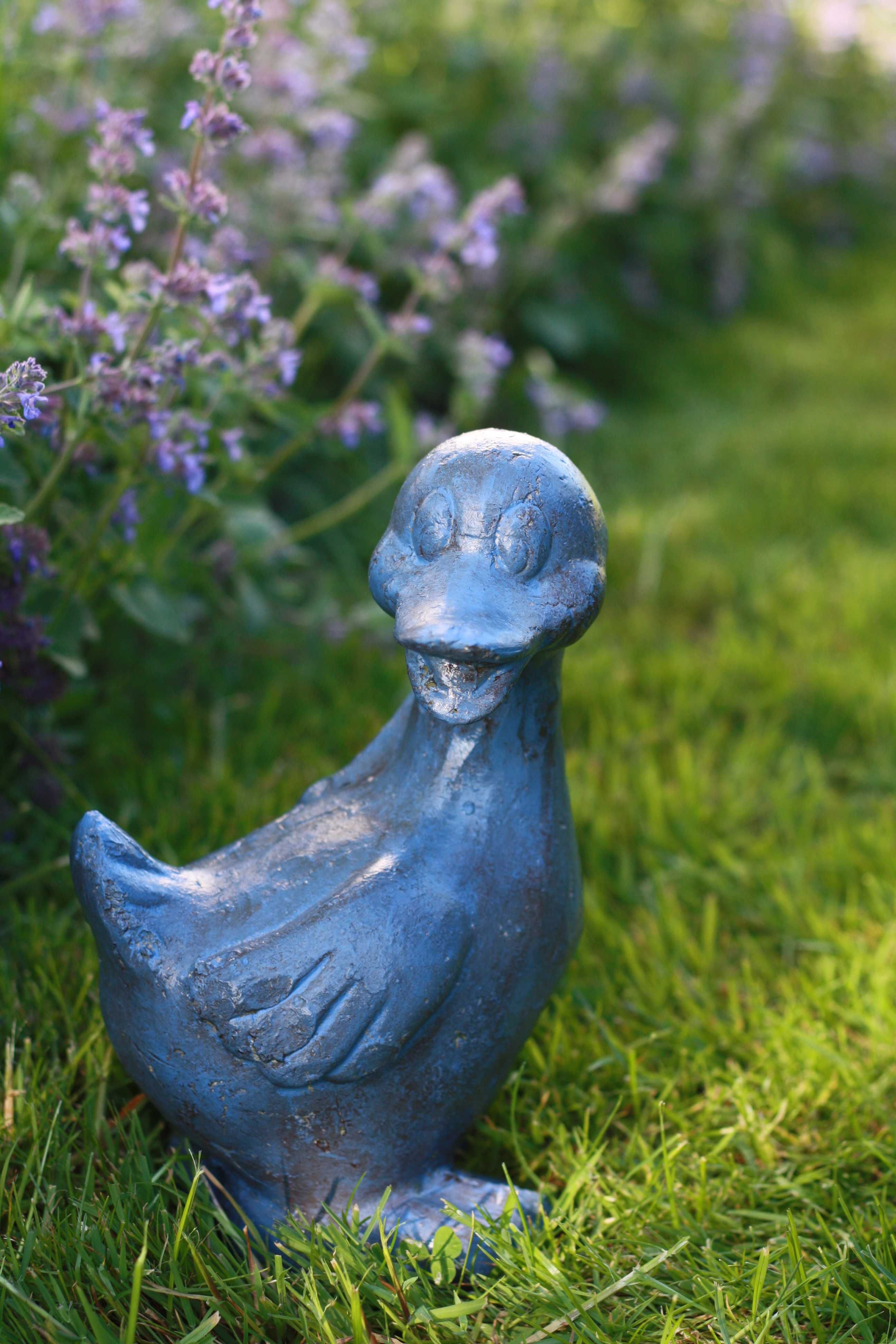 Ceramiczna figurka do ogrodu kaczor kaczka
