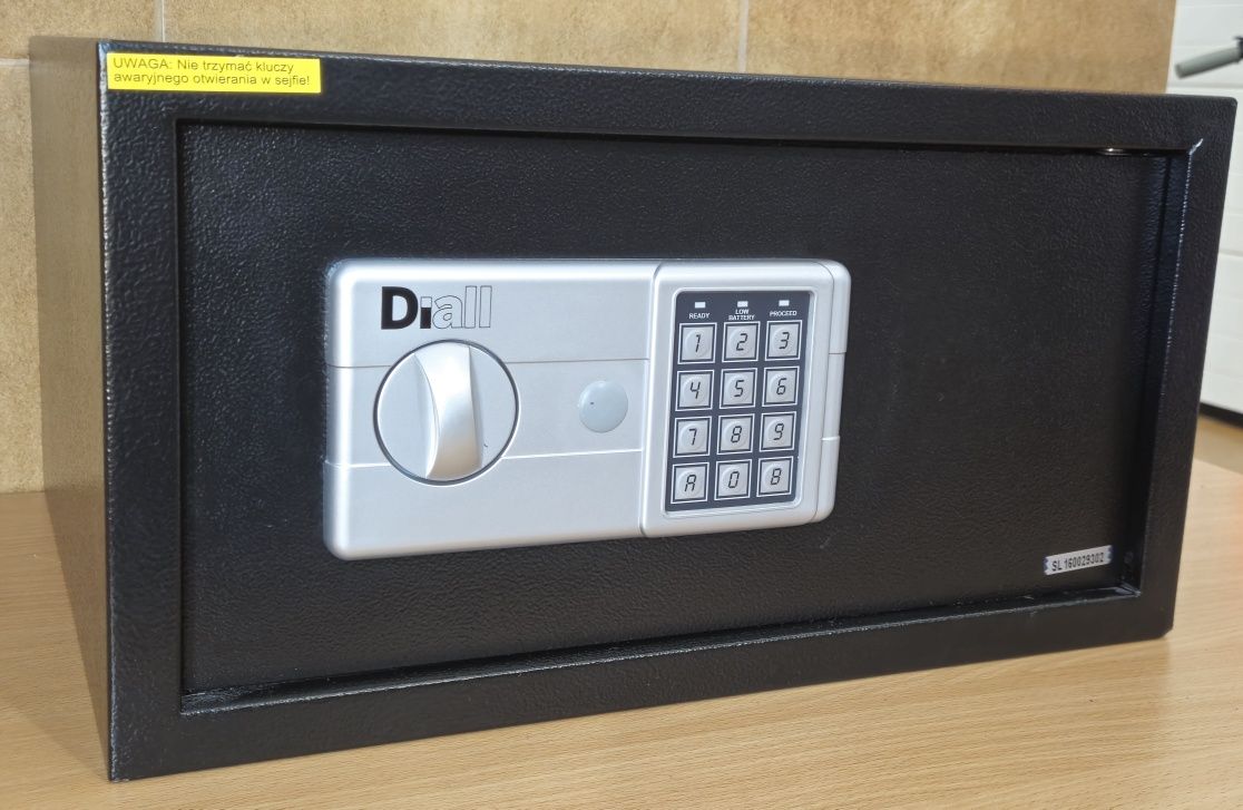 Sejf elektroniczny DIALL duży sejf na dokumenty pieniądze safe