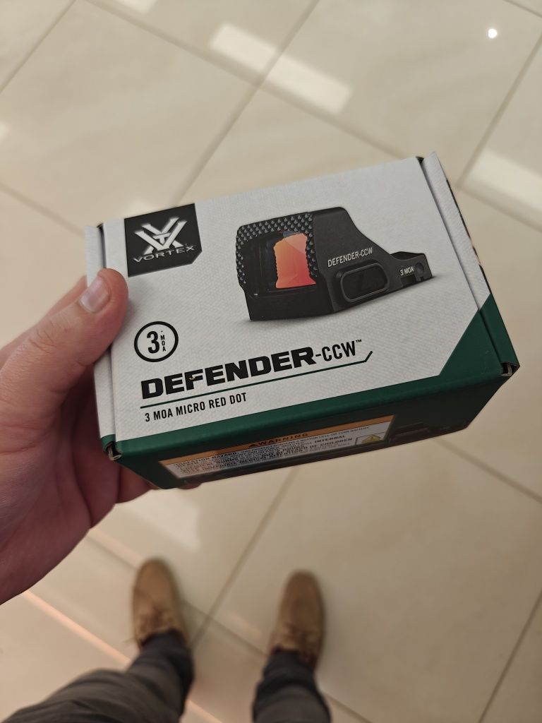 NOWY Kolimator Vortex Defender CCW 3 MOA