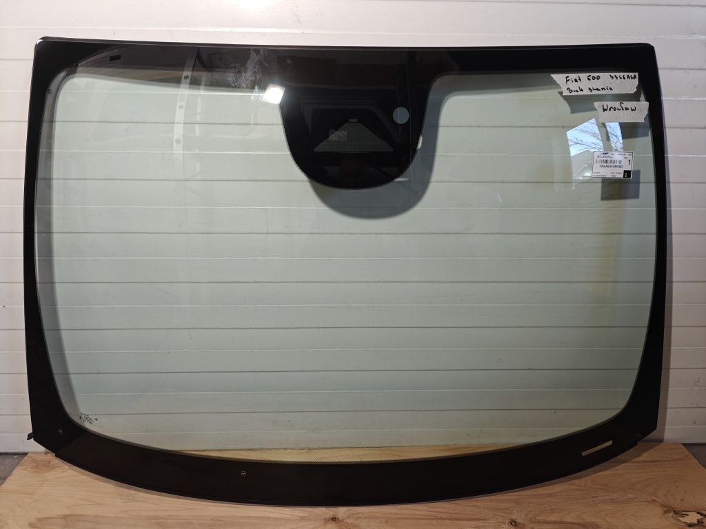 Nowa szyba przednia, czołowa, przód Fiat 500, kamera, sensor, grzanie