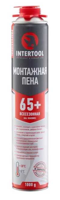 Професійна монтажна піна Intertool 65л