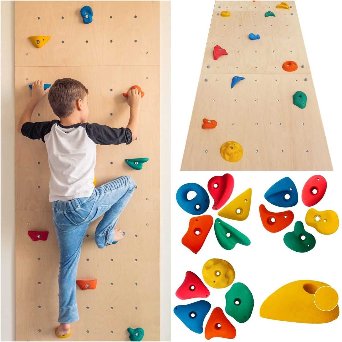 Ścianka wspinaczkowa dla dzieci domowa kamienie wspinaczkowe PRODUCENT