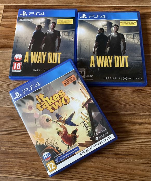 Sony PS4/PS5: A Way Out, Knack, Unravel, Nightmares,Okami,It Takes Two