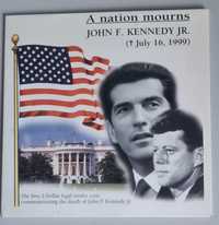 Liberia 5 Dolarów 1999 John F. Kennedy Jr. BLISTER