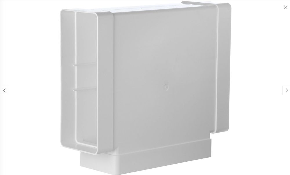 Trójnik poziomy do płaskich kanałów wentylacyjnych 220 x 55 mm