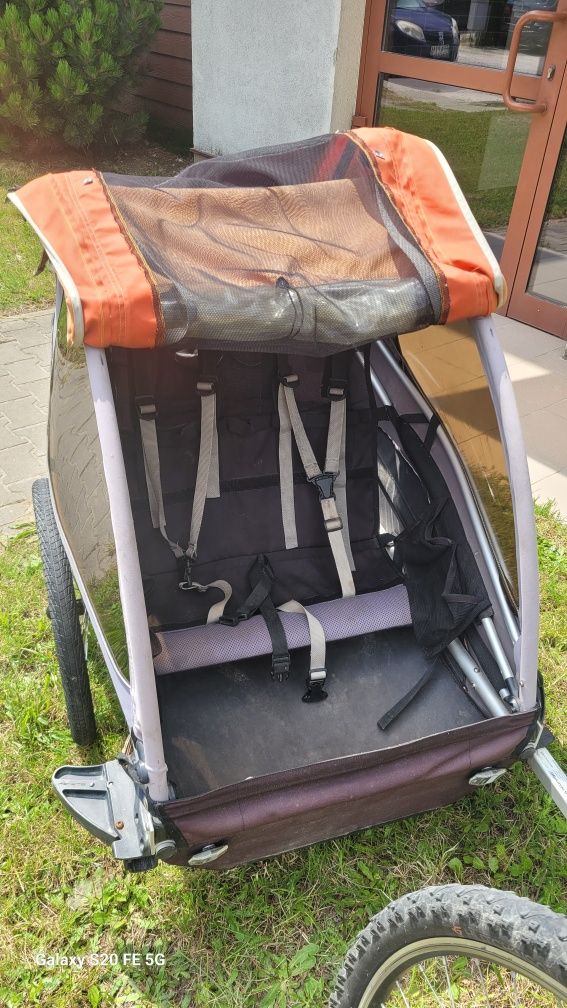 Burley Dlite  double  podwójna przyczepka rowerowa