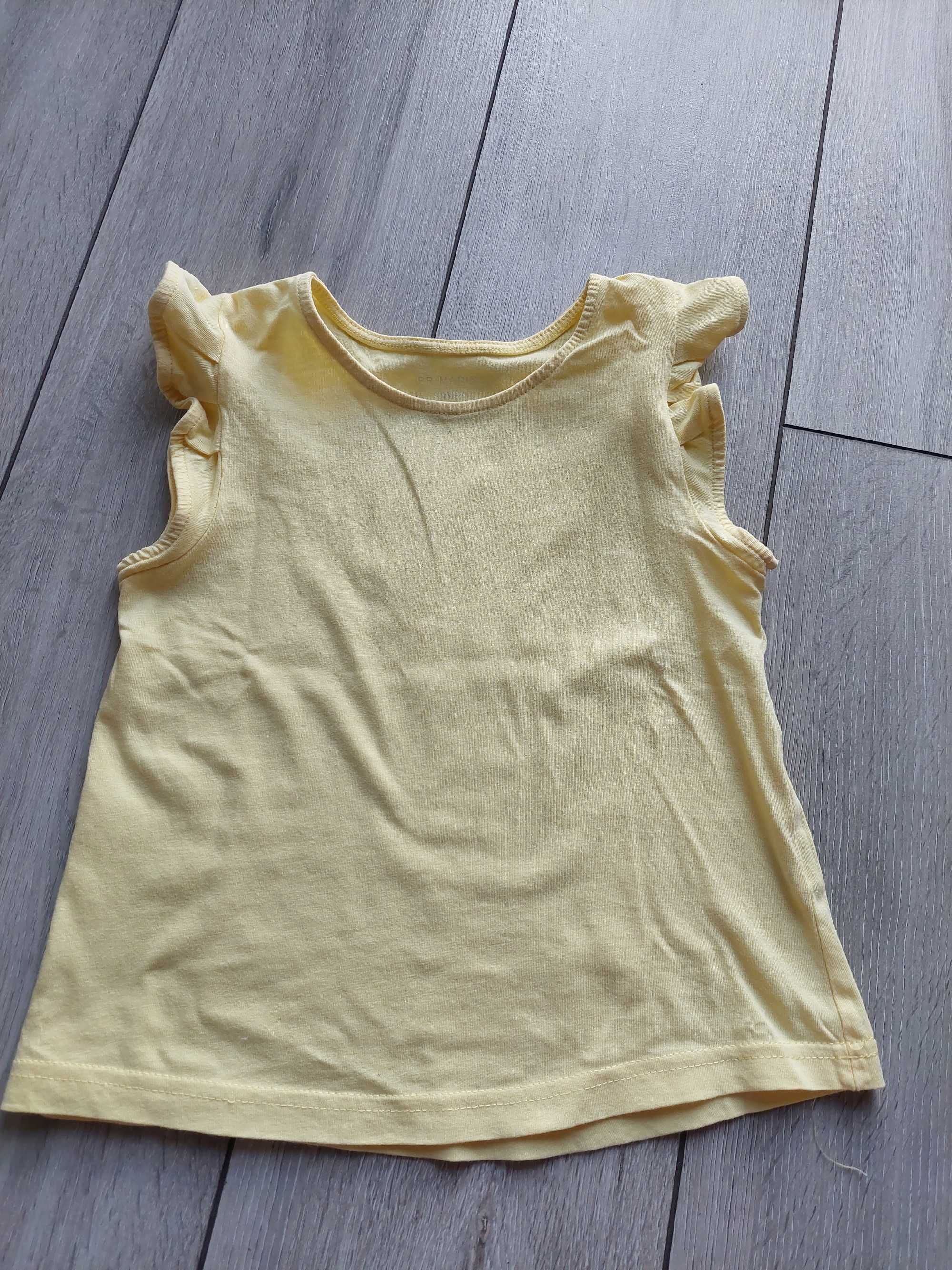 Letnie bluzki naramki ramiączka next h&m 110/116 top