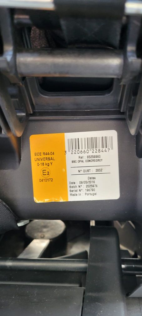 Cadeira Auto BebeConfort Opal