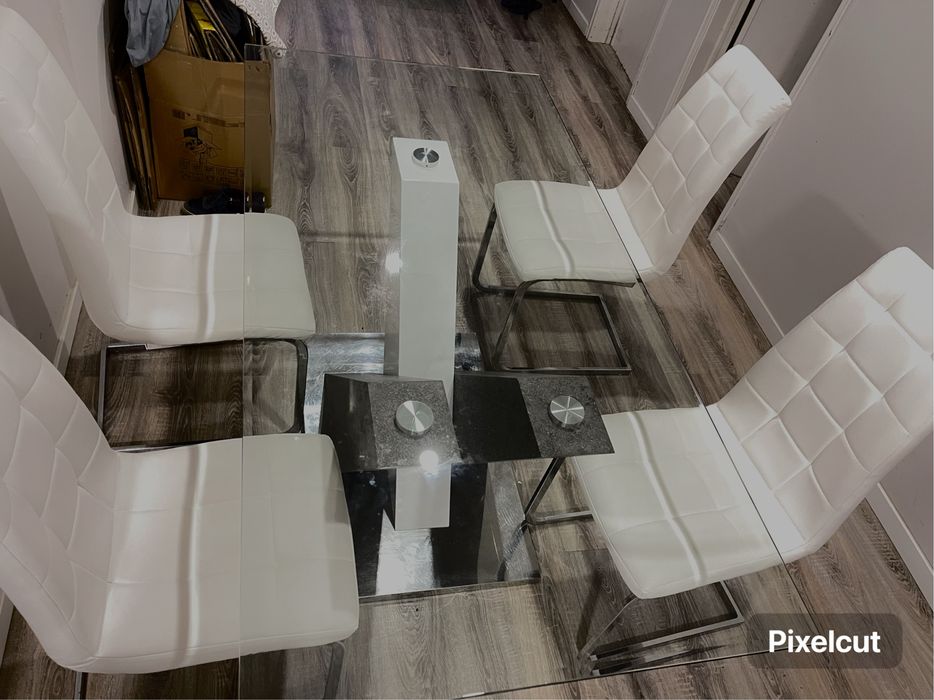 Mesa de vidro grande