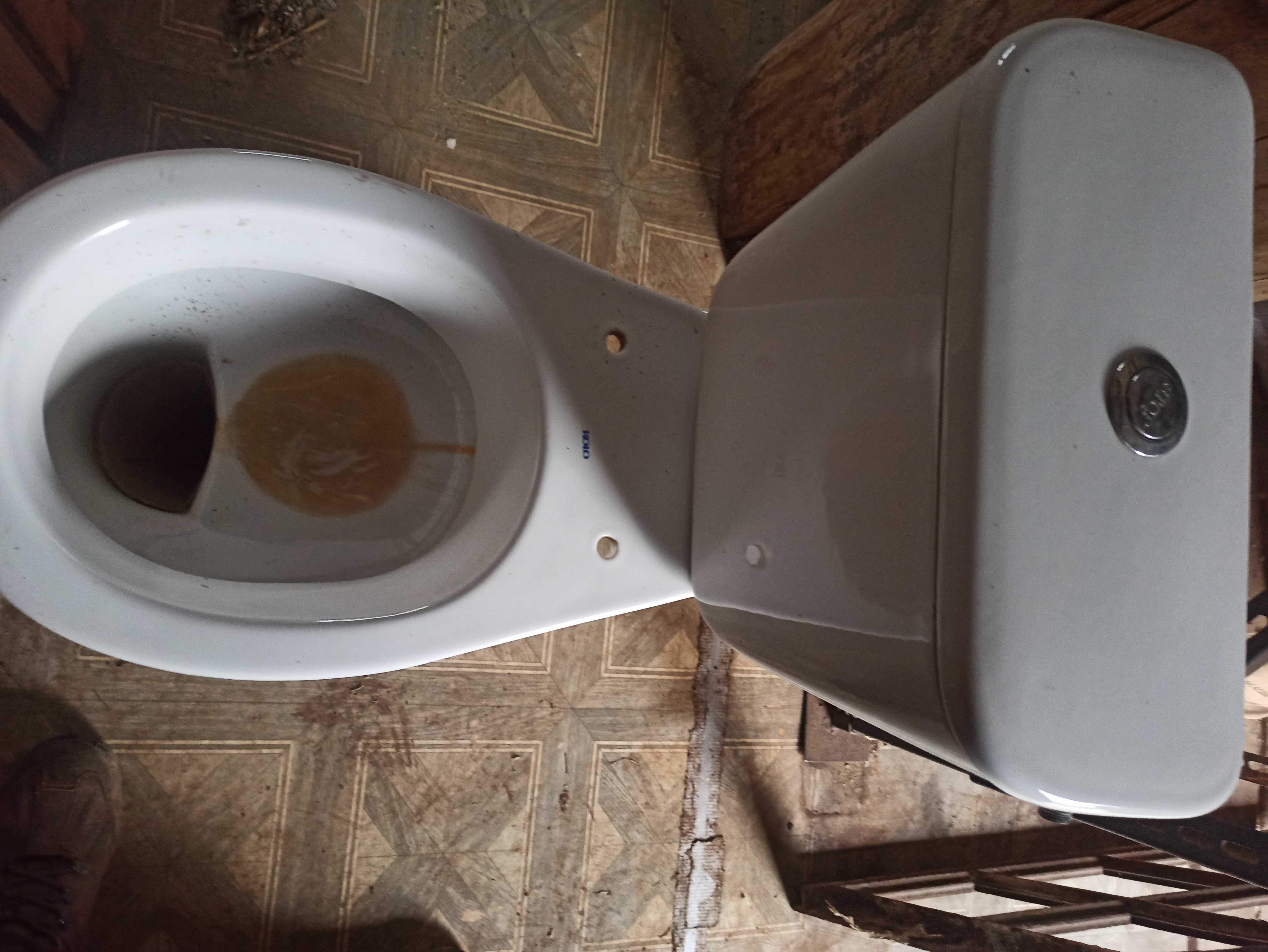 kompakt WC, muszla plus ceramiczna spłuczka