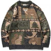 Вінтажний светер, свитер, розмір L