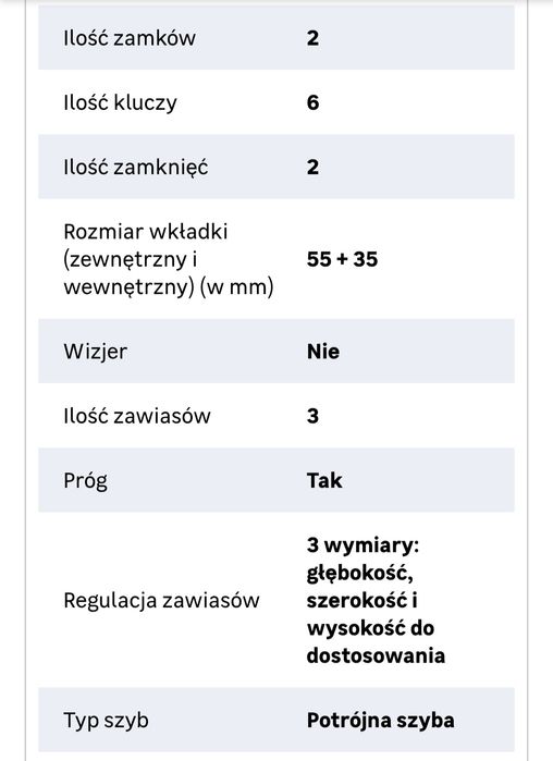 Drzwi zewnętrzne stalowe Splendoor Auria Passive orzech 90 lewe