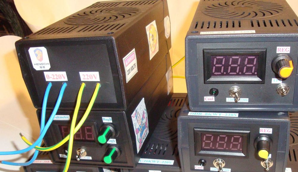 Регулятор потужності-напруги для ТЕНІВ макс 8 квт 0-220в