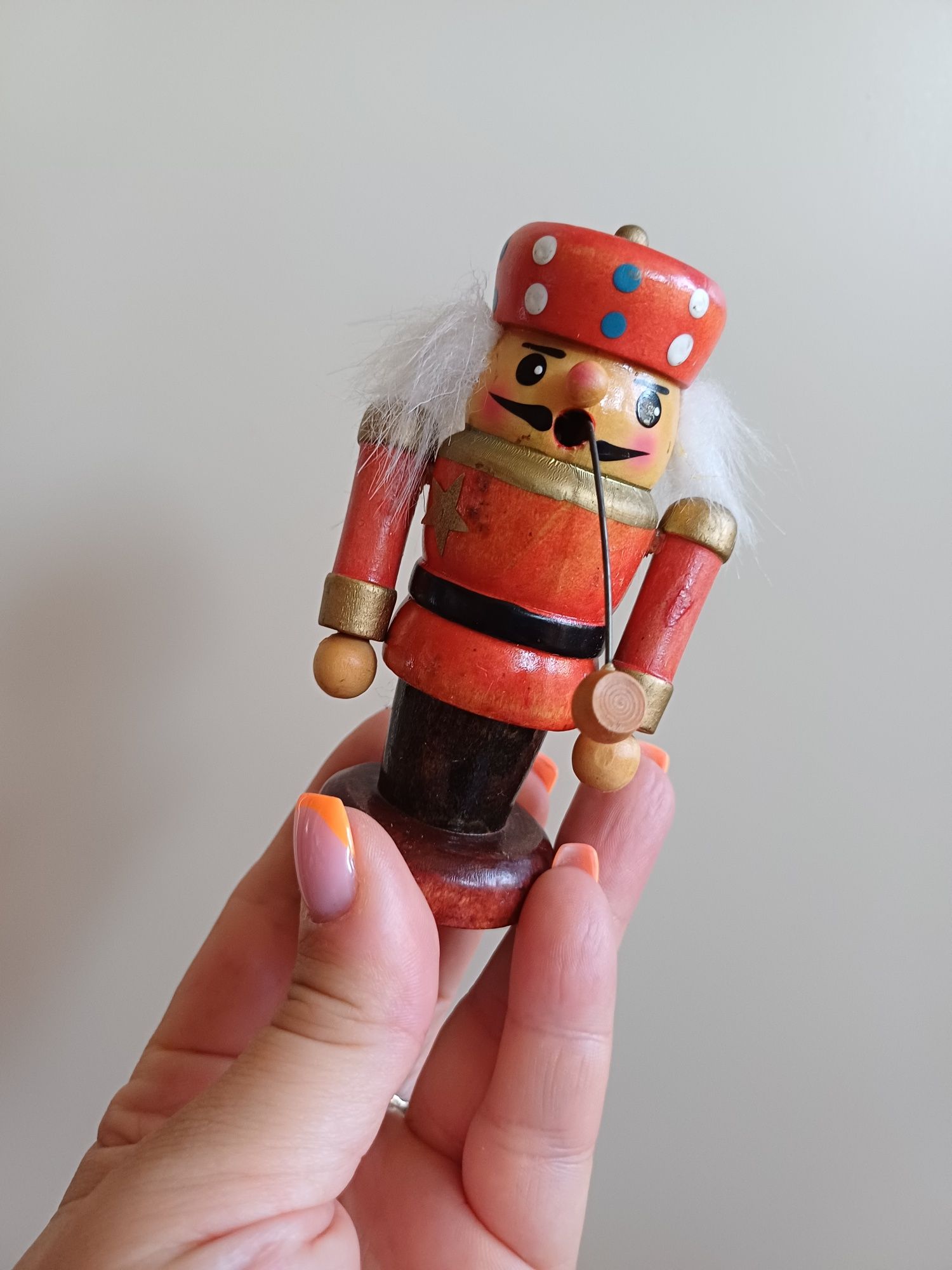 Nutcraker figurka dziadek do orzechów drewniany palacz kadzidełko
