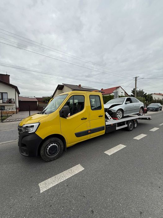 Pomoc drogowa 24h transport maszyn PL EU holowanie z OC Sprawcy