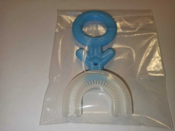 Силиконовая U-образная зубная щетка капа для детей