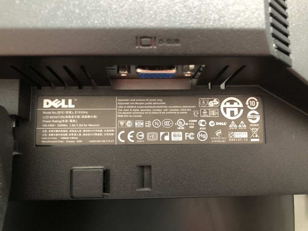 Monitor dell 19 polegadas