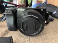 Sony Alpha A6000 dwa obiektywy 16-55mm, 55-210mm wraz z statywem