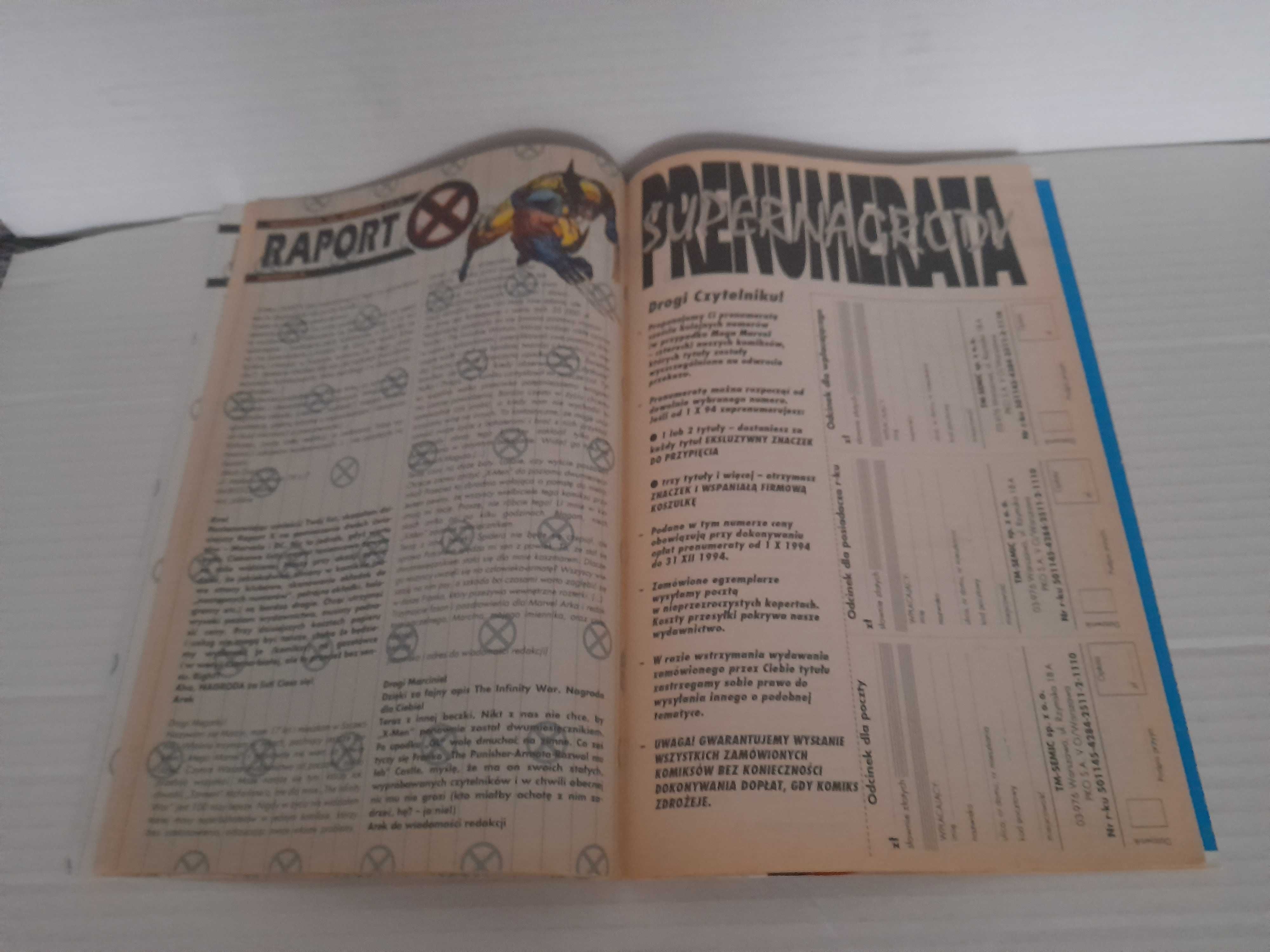 Komiks X-MEN KONIEC GRY cz.3 Tm-Semic Nr 10/1994 BDB !!!