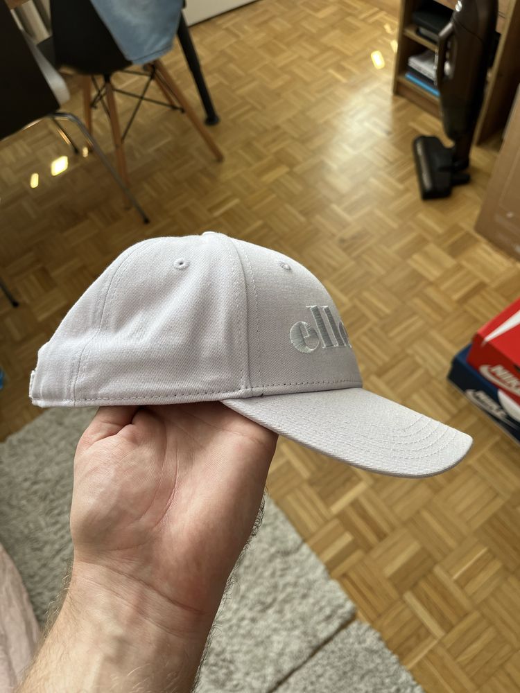 Czapka z daszkiem 100% bawełna Ellesse, kolor jasny fiolet/lawendowy