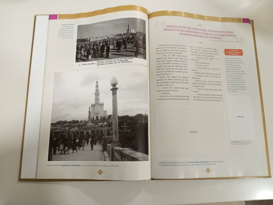 Livro de Ouro Fátima 1917 / 2017 Centenário das Aparições de Fátima