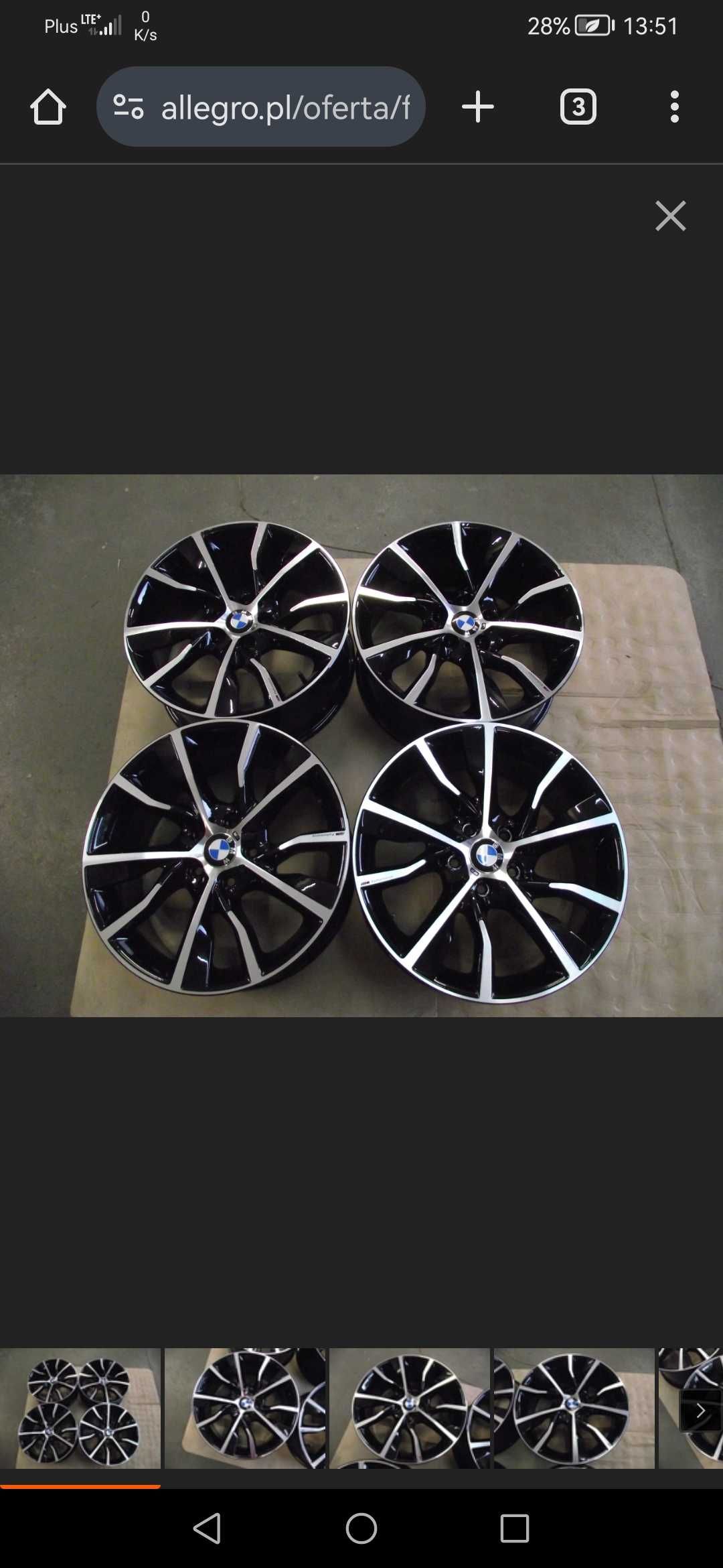 Felgi BMW F30,F31,F32,F33,F36 5x120 8J/8.5Jx19 ET36/47 styling402 oryg