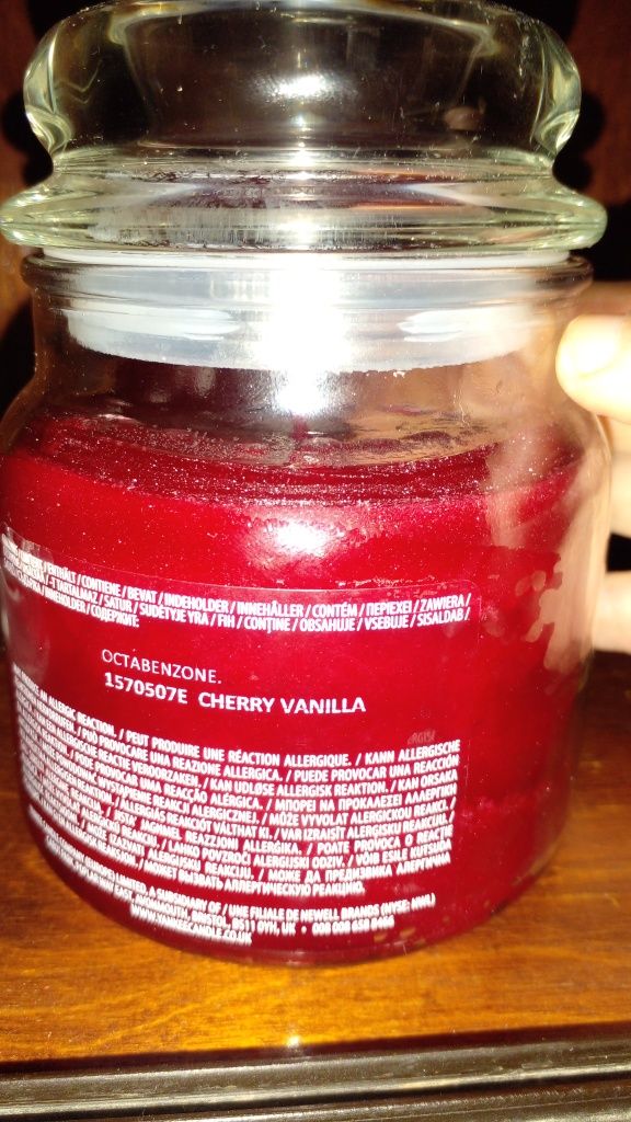 Yankee candle vanilla cherry ваниль и черешня янки кендл оригинал из