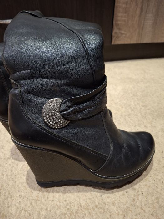 Сапоги  зимові натуральна шкіра 36р.