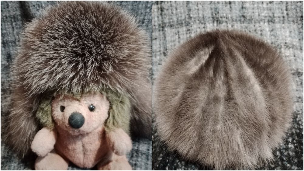 Шапка-вушанка хутро, шапка хутро