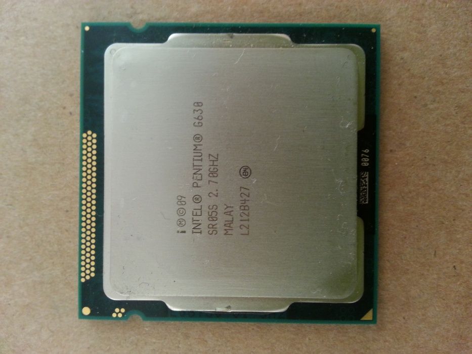 Pentium G630 Socet 1155 2 ядра по 2.70 GHz