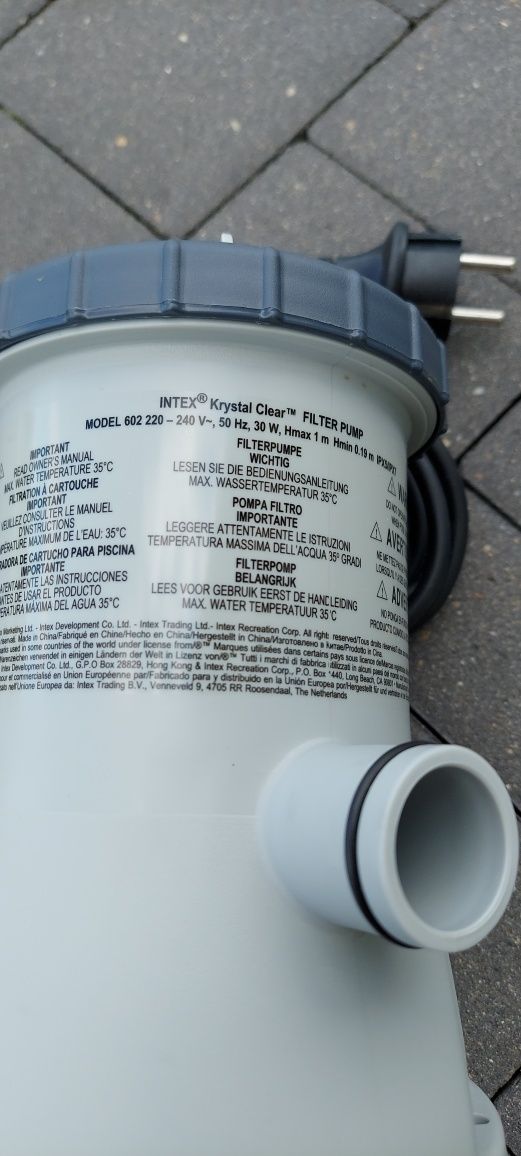 pompa basenowa INTEX model 602